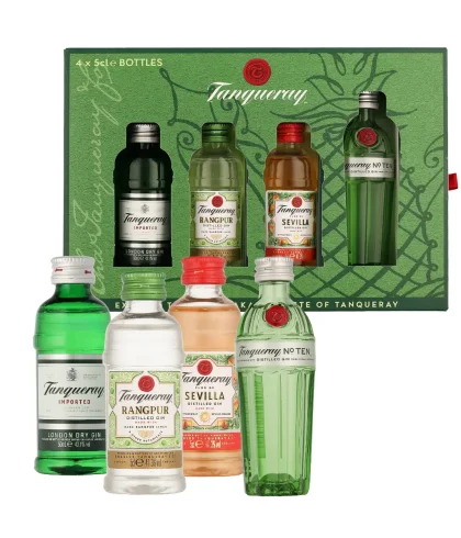 Fles Tanqueray Exploration Pack, gin van Tanqueray, bij slijterij t Bockje in Bathmen