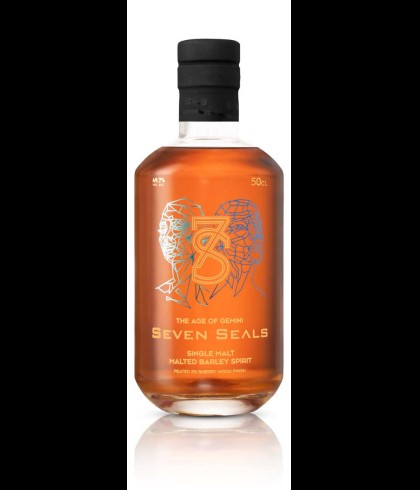Fles Seven Seals The Age of Gemini, Zwitserse whisky, op voorraad bij slijterij t Bockje in Bathmen