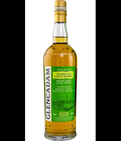 Fles Glencadam Reserva de Porto Branco, single malt whisky, op voorraad bij slijterij t Bockje in Bathmen