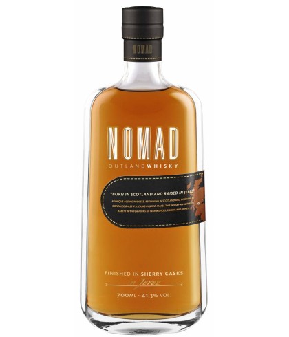 Fles Nomad Outland, whisky, op voorraad bij slijterij t Bockje in Bathmen