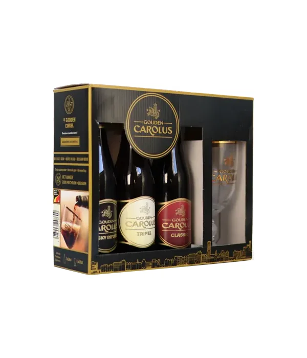 Gouden Carolus Geschenkverpakking 3x33cl + glas bij t Bockje in Bathmen