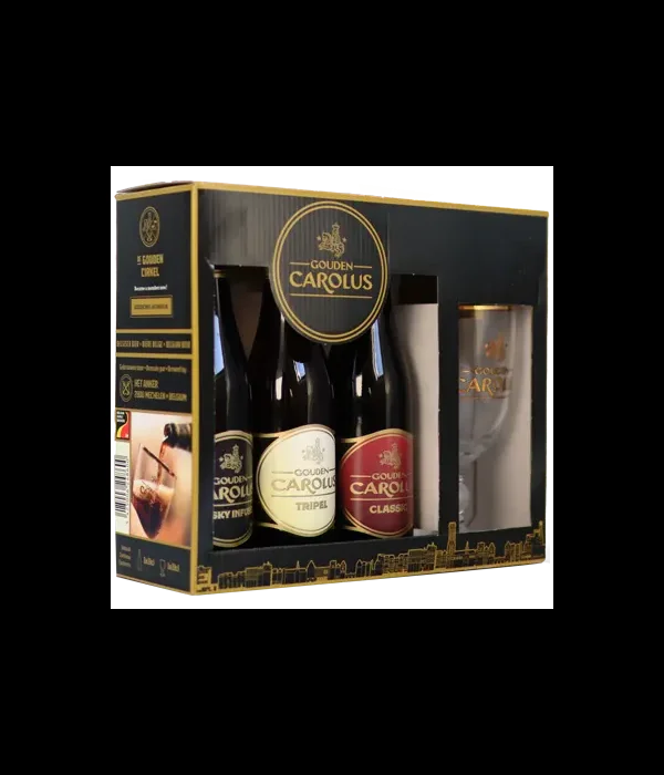 Gouden Carolus Geschenkverpakking 3x33cl + glas bij t Bockje in Bathmen