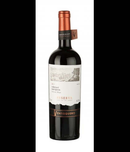Fles Ventisquero Reserva Cabernet Sauvignon Valle Maipo, wijn op voorraad bij slijterij t Bockje in Bathmen