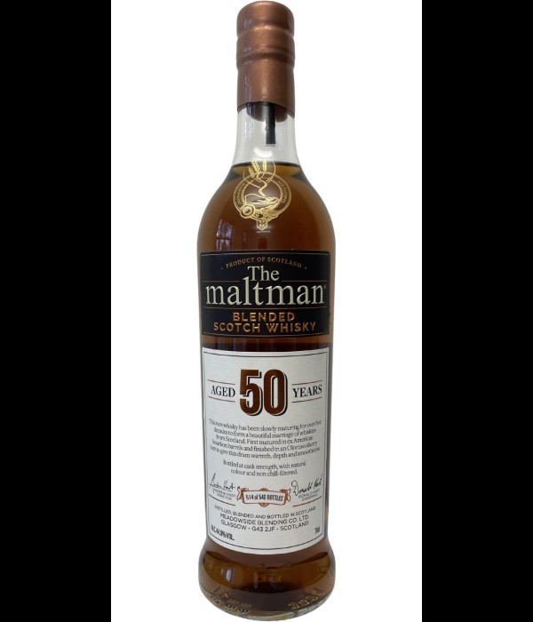 The Maltman Blended Scotch 50 Years Old 1972 bij t Bockje in Bathmen