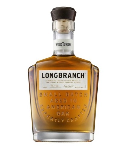 Fles Wild Turkey Longbranch Kentucky Straight Bourbon, bourbon uit Lawrenceburg in Kentucky, op voorraad bij slijterij t Bockje in Bathmen