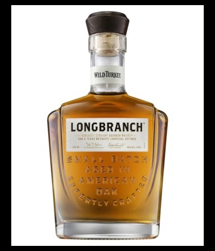 Fles Wild Turkey Longbranch Kentucky Straight Bourbon, bourbon uit Lawrenceburg in Kentucky, op voorraad bij slijterij t Bockje in Bathmen