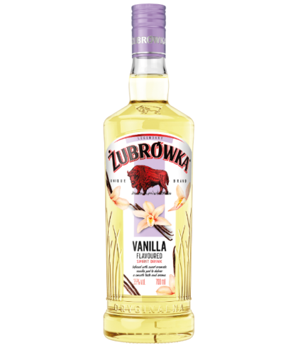 Wodka Zubrowka Vodka Vanilla 35% vol van Zubrowka, bij slijterij ’t Bockje in Bathmen