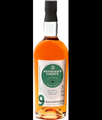 Fles Hepburn&rsquo;s Choice Caol Ila 9 Years Old, single malt whisky, op voorraad bij slijterij t Bockje in Bathmen