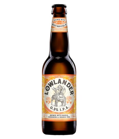Lowlander I.P.A. Alcoholarm, bier op voorraad bij slijterij t Bockje in Bathmen