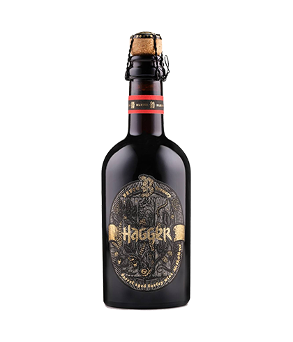 Fles Bevog Hagger 4/22, bier van Bevog, bij slijterij t Bockje in Bathmen