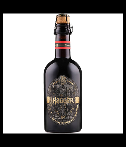 Fles Bevog Hagger 4/22, bier van Bevog, bij slijterij t Bockje in Bathmen