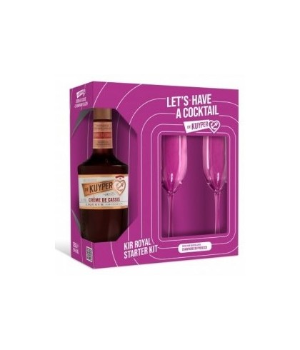 Geschenk De Kuyper Crème de Cassis Kir Royal Starterskit, bij slijterij ’t Bockje in Bathmen