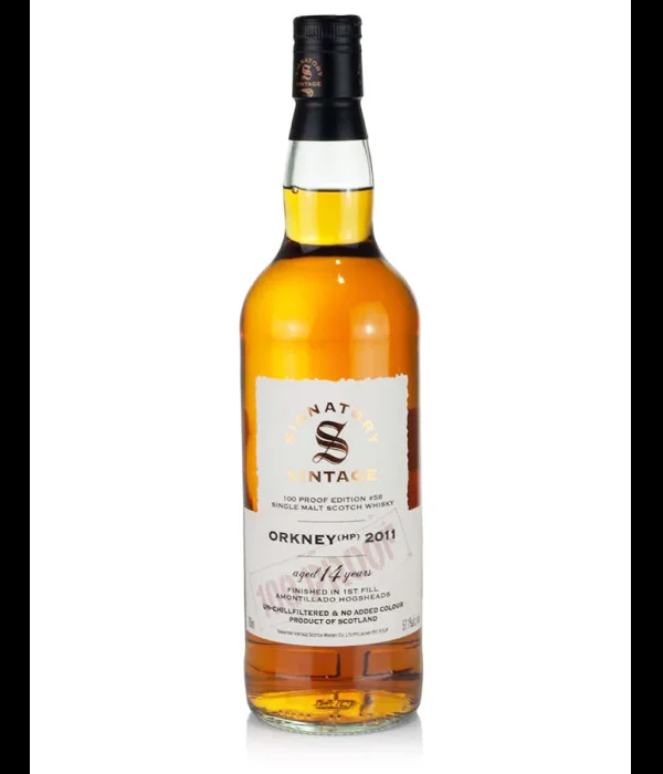 Signatory Vintage Orkney (HP) 2011 100 Proof Edition #58 bij t Bockje in Bathmen