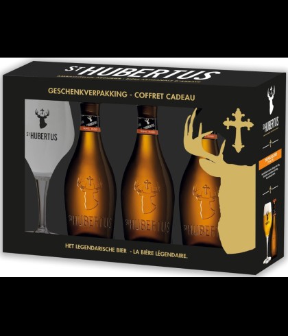 Geschenk St. Hubertus Geschenkverpakking, bij slijterij ’t Bockje in Bathmen
