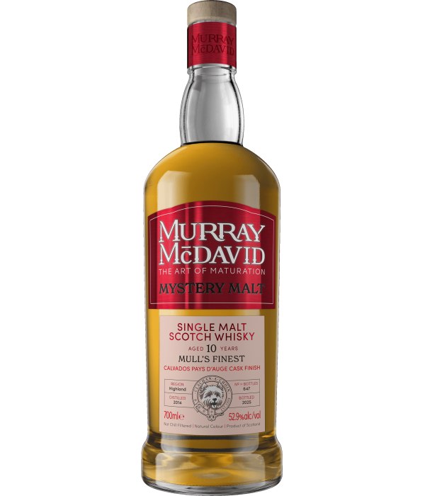 Murray McDavid Mystery Malt Mull’s Finest 2014 10 Years Calvados Cask Finish bij t Bockje in Bathmen