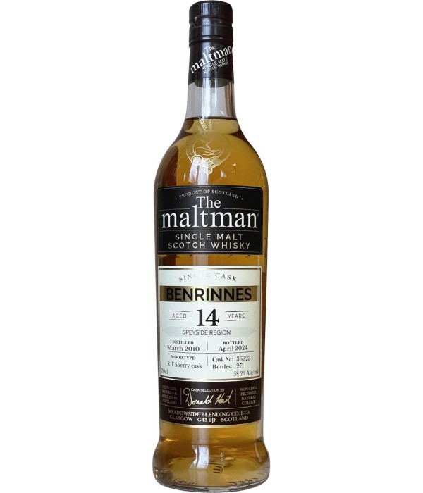 The Maltman Benrinnes14Y 2010 #36323 bij t Bockje in Bathmen