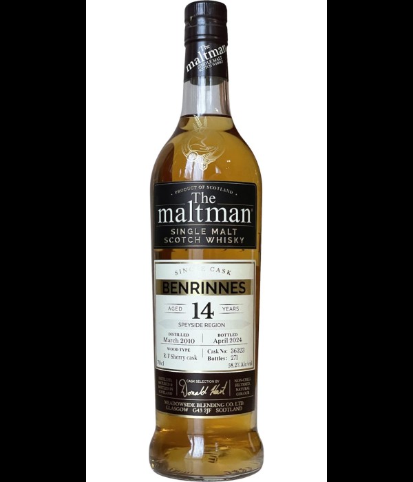 The Maltman Benrinnes14Y 2010 #36323 bij t Bockje in Bathmen