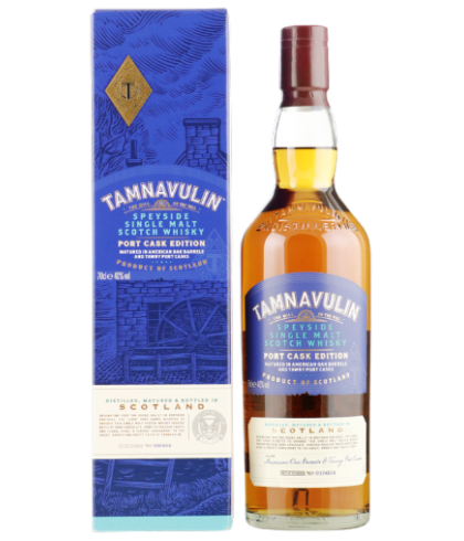 Fles Tamnavulin Port Cask Edition, whisky, bij slijterij t Bockje in Bathmen