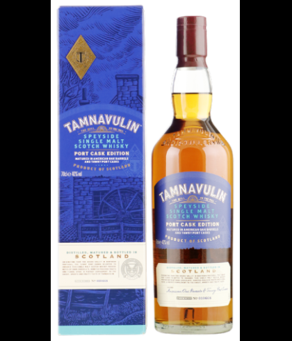 Fles Tamnavulin Port Cask Edition, whisky, bij slijterij t Bockje in Bathmen