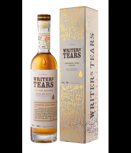 Fles Writers Tears Japanese Cask Finish, Ierse whiskey van Walsh Whiskey, op voorraad bij slijterij t Bockje in Bathmen