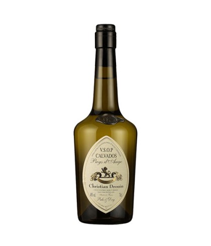 Christian Drouin Calvados VSOP, op voorraad bij slijterij t Bockje in Bathmen