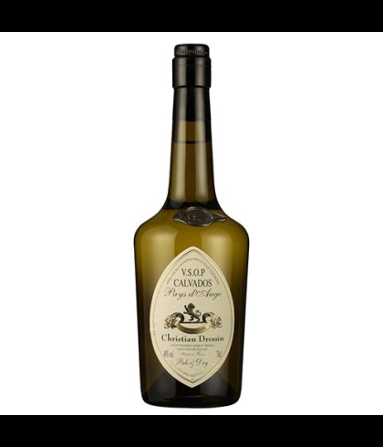 Christian Drouin Calvados VSOP, op voorraad bij slijterij t Bockje in Bathmen