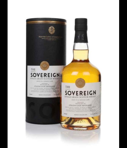 Fles The Sovereign Strathclyde 34 Years Old, whisky, op voorraad bij slijterij t Bockje in Bathmen