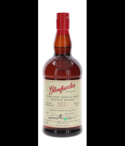 Fles Glenfarclas 2012 Christmas Edition, single malt whisky, op voorraad bij slijterij t Bockje in Bathmen