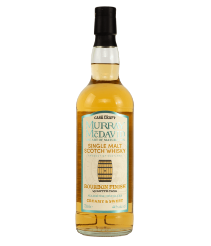 Fles Murray McDavid Cask Craft Auchroisk Bourbon Quarter Cask, single malt whisky, op voorraad bij slijterij t Bockje in Bathmen