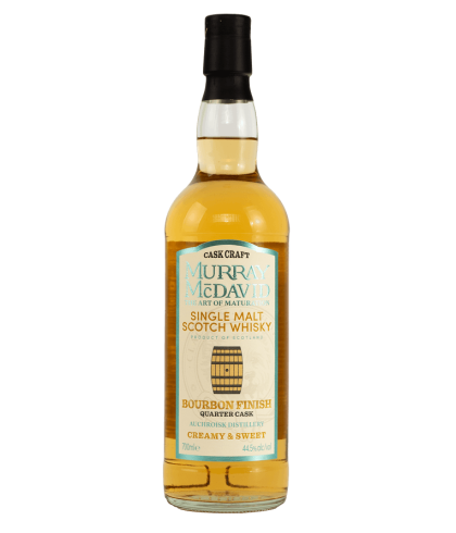 Fles Murray McDavid Cask Craft Auchroisk Bourbon Quarter Cask, single malt whisky, op voorraad bij slijterij t Bockje in Bathmen