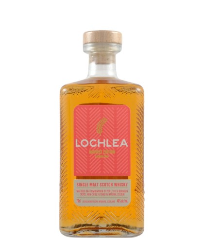 Fles Lowland single malt van Lochlea, op voorraad bij slijterij t Bockje in Bathmen