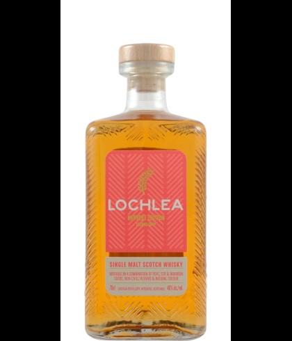 Fles Lowland single malt van Lochlea, op voorraad bij slijterij t Bockje in Bathmen