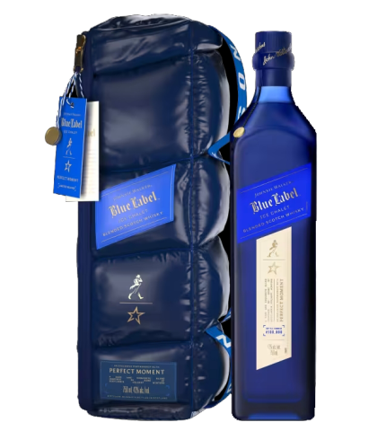 Geschenk Johnnie Walker Blue Label Ice Chalet Perfect Moment, bij slijterij ’t Bockje in Bathmen