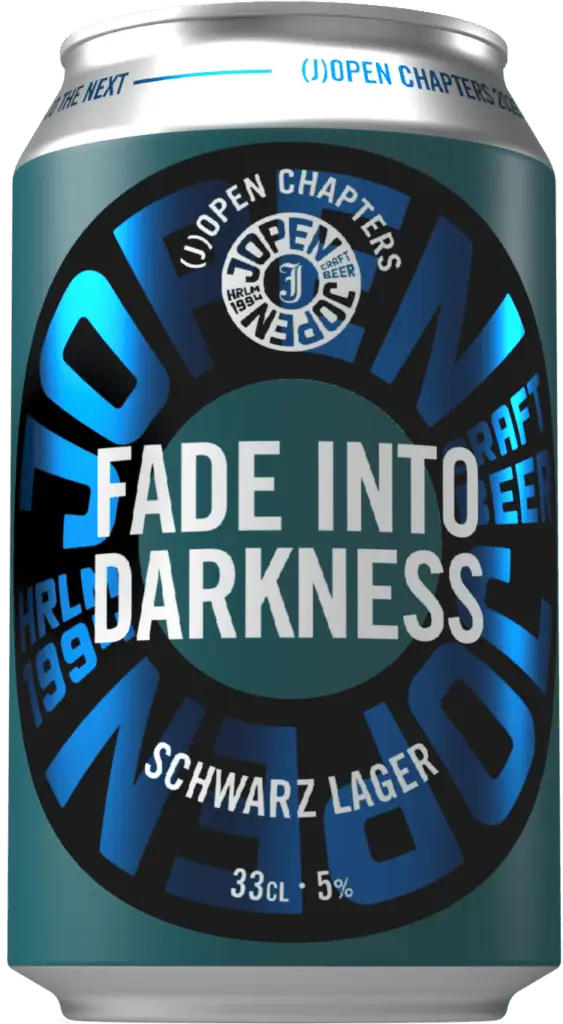 Fles Jopen Chapter 2 Fade into Darkness Schwarz Lager, bier van Jopen, op voorraad bij slijterij t Bockje in Bathmen