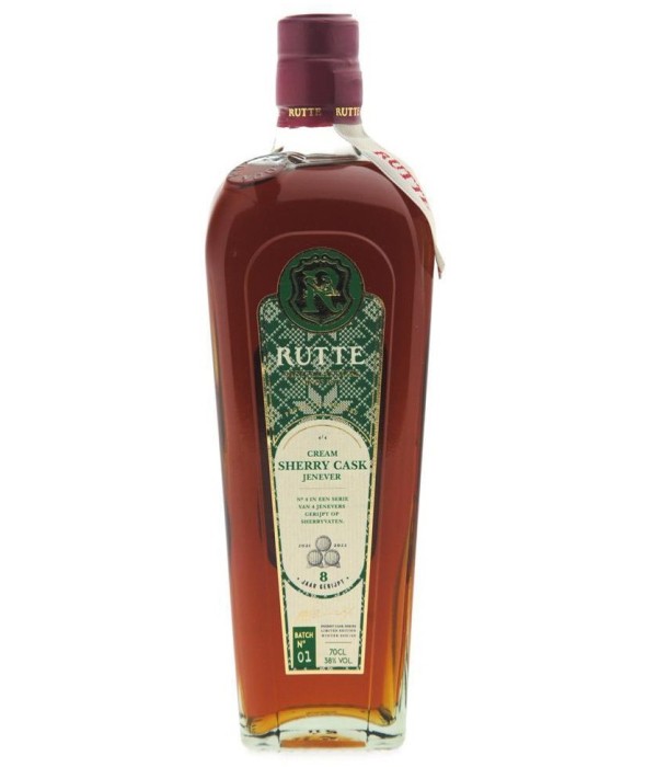 Rutte Cream Sherry Cask Jenever 8 jaar gerijpt bij t Bockje in Bathmen