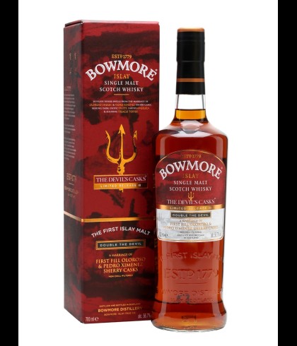 Fles Bowmore Devills Cask 3 Islay Single Malt Whisky, whisky, bij slijterij t Bockje in Bathmen
