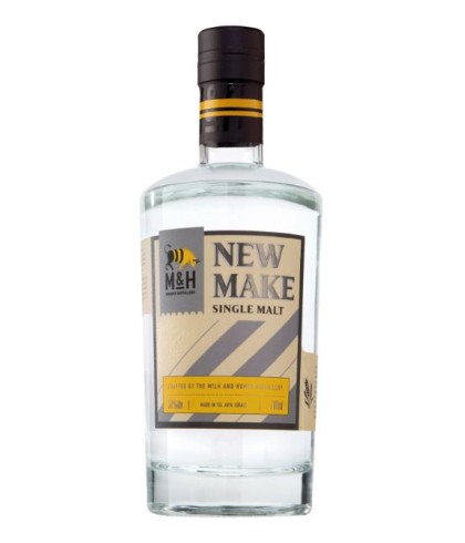 Fles Milk and Honey New Make, Israelische single malt whisky, op voorraad bij slijterij t Bockje in Bathmen