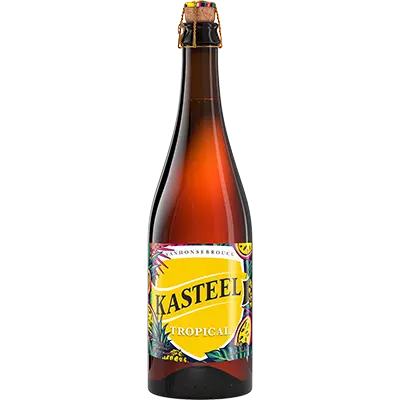 Fles Kasteel Tropical, bier van Kasteel, op voorraad bij slijterij ’t Bockje in Bathmen