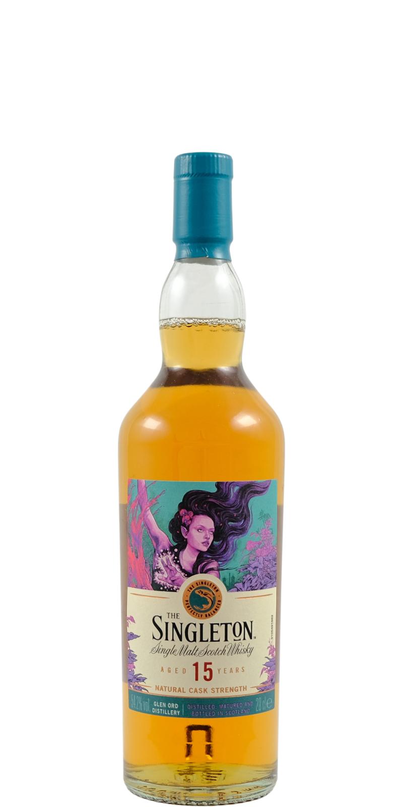 Fles Singleton of Glen Ord 15 Years Old 20 cl, single malt whisky, op voorraad bij slijterij t Bockje in Bathmen