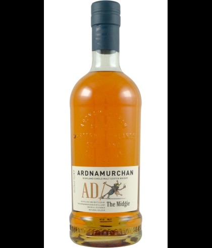 Fles Ardnamurchan The Midgie Batch 2, single malt whisky, op voorraad bij slijterij t Bockje in Bathmen