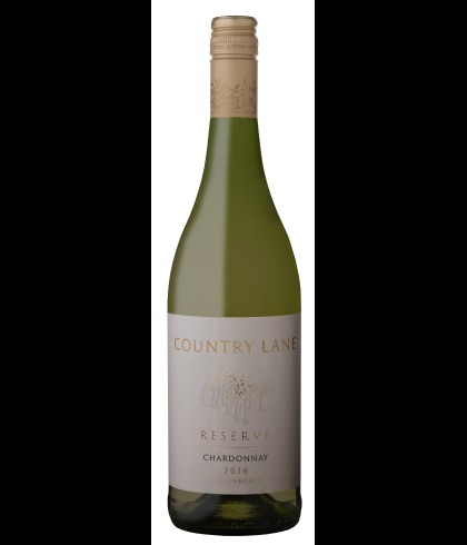 Fles Country Lane Reserve Chardonnay, Stellenbosch-Zuid Afrika, wijn op voorraad bij slijterij t Bockje in Bathmen