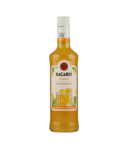 Fles Bacardi Punch, rum, bij slijterij t Bockje in Bathmen