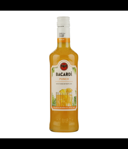 Fles Bacardi Punch, rum, bij slijterij t Bockje in Bathmen