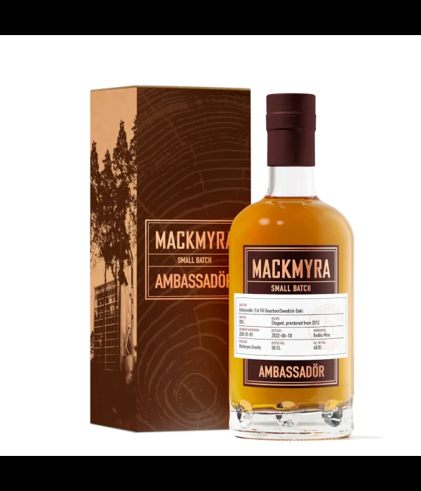 Mackmyra Ambassador Swedish Single Malt Whisky bij t Bockje in Bathmen