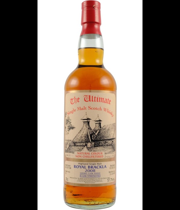 The Ultimate Royal Brackla 12 Years 2008 Cask Strength bij t Bockje in Bathmen