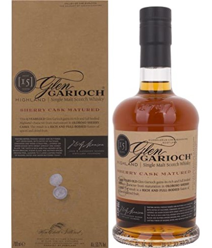 Fles Glen Garioch 15 Years Old, single malt whisky, op voorraad bij slijterij t Bockje in Bathmen