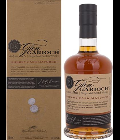 Fles Glen Garioch 15 Years Old, single malt whisky, op voorraad bij slijterij t Bockje in Bathmen