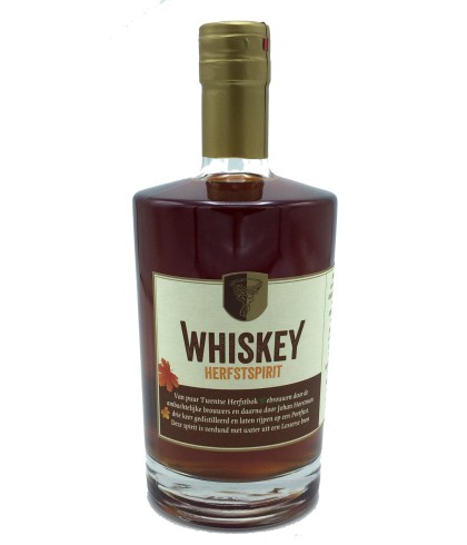 Fles Horstman Whiskey 'Herfstspirit', whisky, op voorraad bij slijterij ’t Bockje in Bathmen