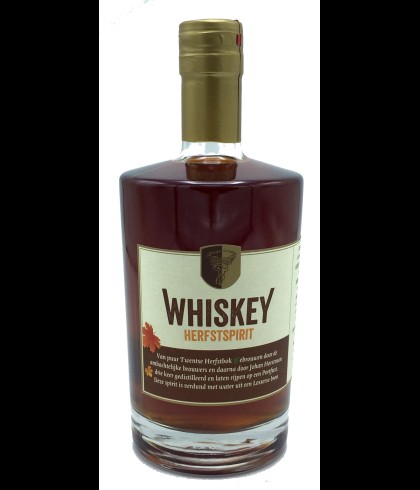 Fles Horstman Whiskey 'Herfstspirit', whisky, op voorraad bij slijterij ’t Bockje in Bathmen
