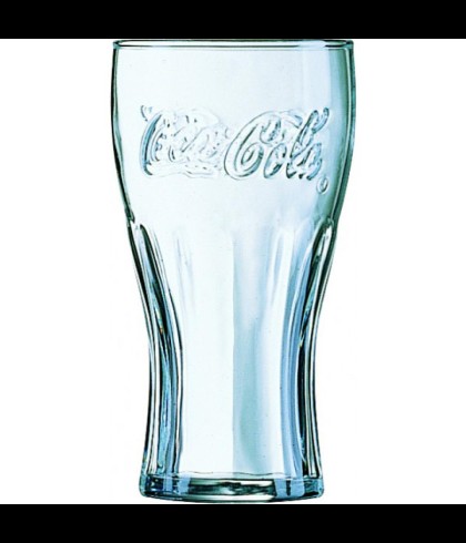 Coca Cola Countourglas (artikel 702715), fles bij slijterij t Bockje in Bathmen